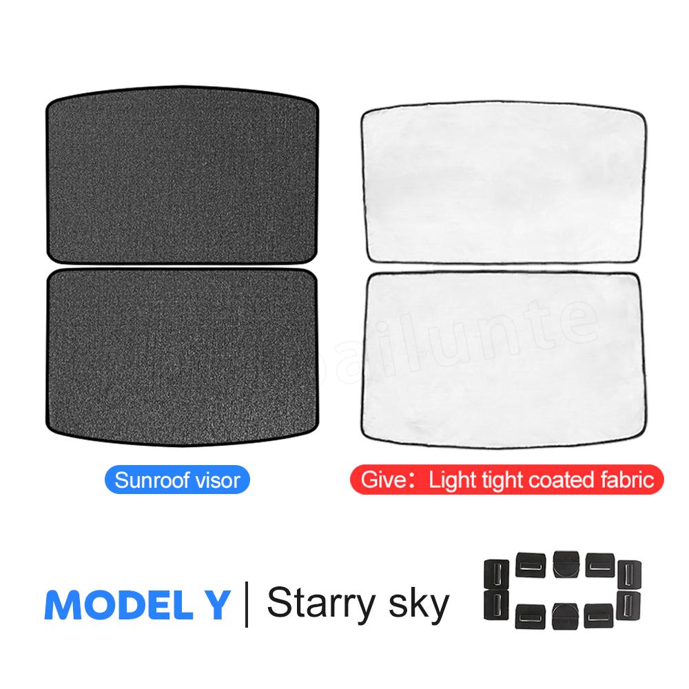 Для Tesla Model Y 2023 2022 Крыша Солнцезащитный козырек для люка Y Аксессуары Стеклянная крыша Солнцезащитный козырек Защита от солнца