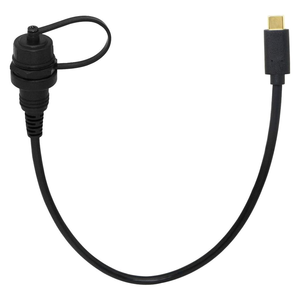 Кабель-удлинитель USB 2.0 3.1 Type C для установки на панель приборной панели автомобиля, штекер-гнездо, для лодок, мотоциклов