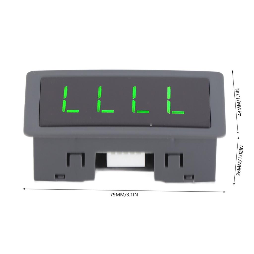 Зеленый 4-значный светодиодный тахометр двигателя, измеритель оборотов в минуту, датчик приближения Холла NPN