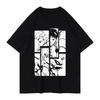 Лето 2026 EVA Графические футболки Мужская одежда Y2k Хлопок Свободные Повседневные Женские с коротким рукавом Футболки Топы Японское Аниме Периферия