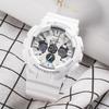 Casio Серия G-SHOCK водонепроницаемость 200 метров кварцевый механизм ремешок из смолы японские и корейские часы мужские часы белый циферблат GA-120A-7APR