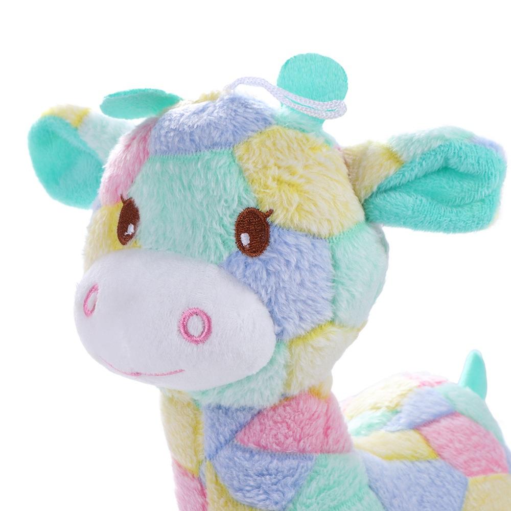 Soft Pillow Home Decor Pillow Dolls Fawn Plush Toy Stuffed Toys Giraffe Doll Rainbow Giraffe Plush