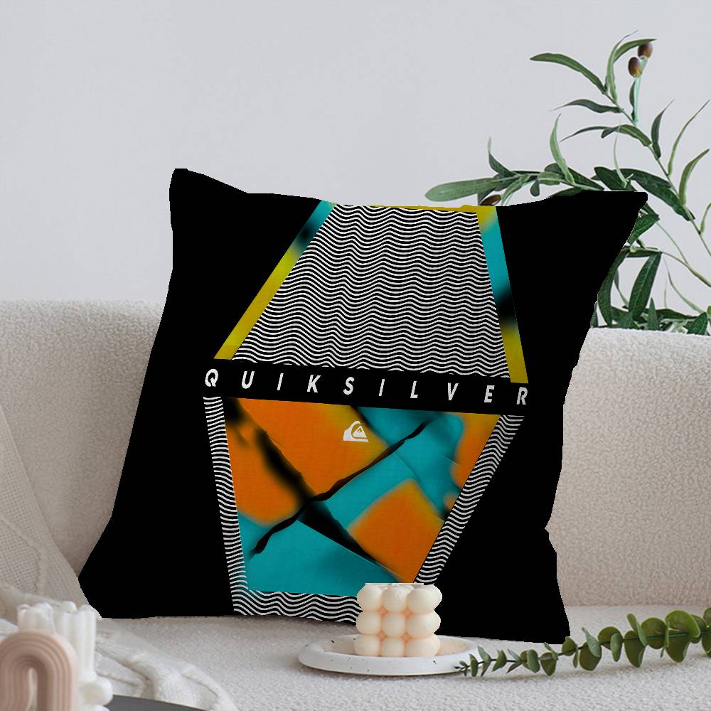 Доска для серфинга Q-Quiksilver Узор Декоративная Эстетика Комнаты Наволочка Домашний Декор Спальня Диван-Кровать Подушка для Дивана 45x45