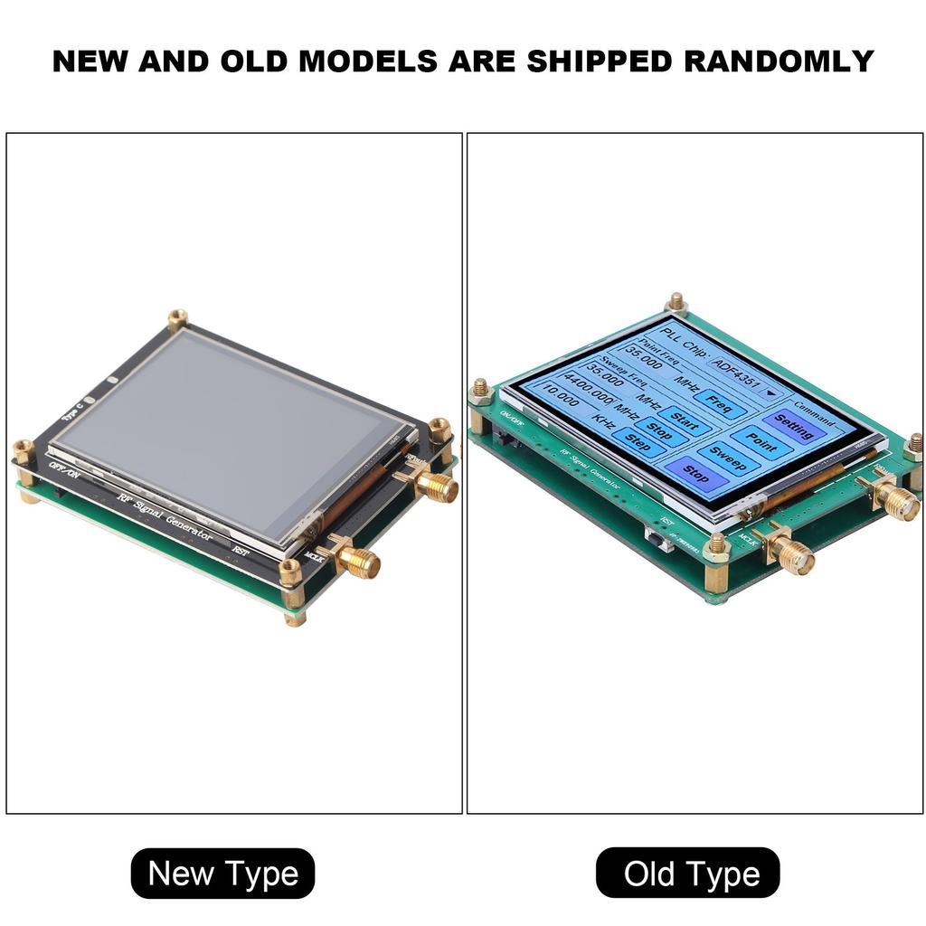 Signal Generator Full Touch Screen RF Sweep Frequency PC Control with Data Cable ADF4350 ADF4351 ADF435X