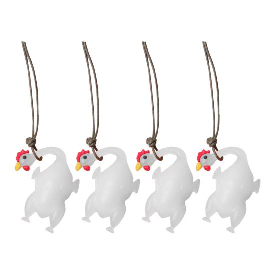 Подвеска для зеркала заднего вида с шнурком, простая установка, подвесное украшение, меняющее цвет, жареная утка