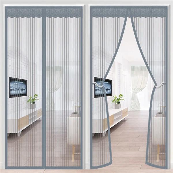 2022 New Anti Mosquito Nets Curtains for Doors Summer Anti Fly Bug Insect Magnetic Automatic Closing Screen Strong Magnetic Door Curtain
