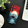 Матовый жесткий чехол для телефона с рисунком маршрута самолета для Samsung S26, S25, S24, S23, S22, S21, S20, S30, Ultra, Plus, Fe, Note, 5G Черный