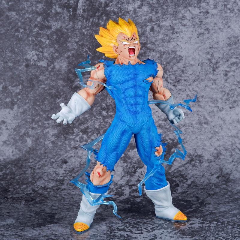 Аниме Dragon Ball Z GK Vegeta Фигурка Самоуничтожение Majin Vegeta Фигурка 27 СМ ПВХ Фигурки Коллекция Модель Игрушки Подарки