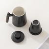 Chaxun Ceramic Anti-Scald Teacup & Tea Caddy Gift Set