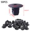 50Pcs ABS Plastic Fender Side Molding Clips Grommet Fastener Auto Parts Repair Tool For Honda For Civic For Odyssey 90682SEA003