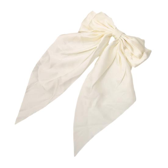 Заколка для волос Yousheng с бантом, тематическая, шифоновая, с длинной лентой, зажим для волос, яркий цвет, легкая, краб для волос на затылок, аксессуары для волос