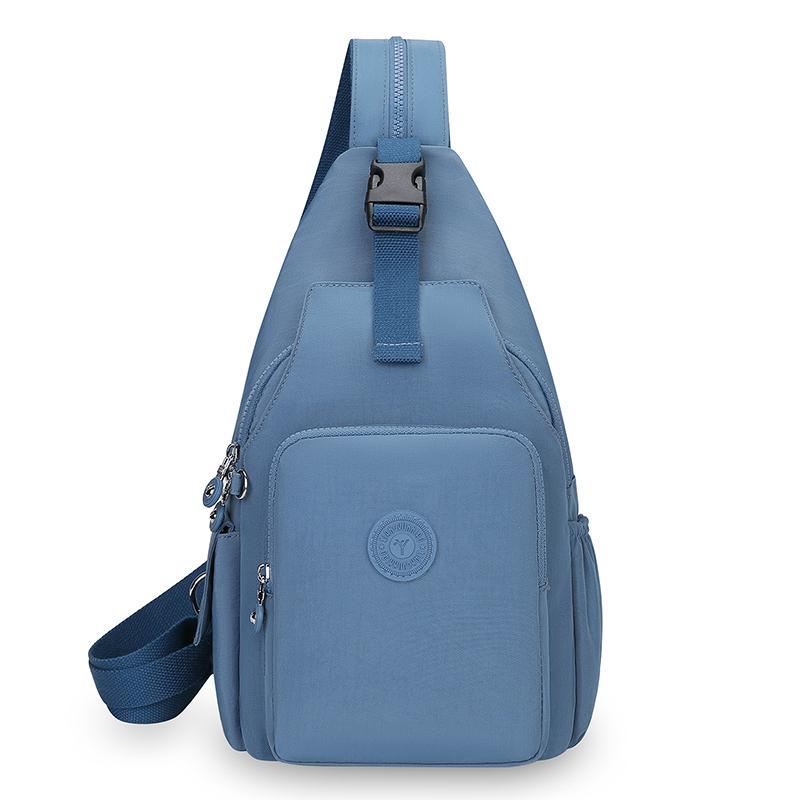 Женский рюкзак двойного назначения, нейлоновая сумка через плечо, большая вместимость, нагрудная сумка, дорожный рюкзак