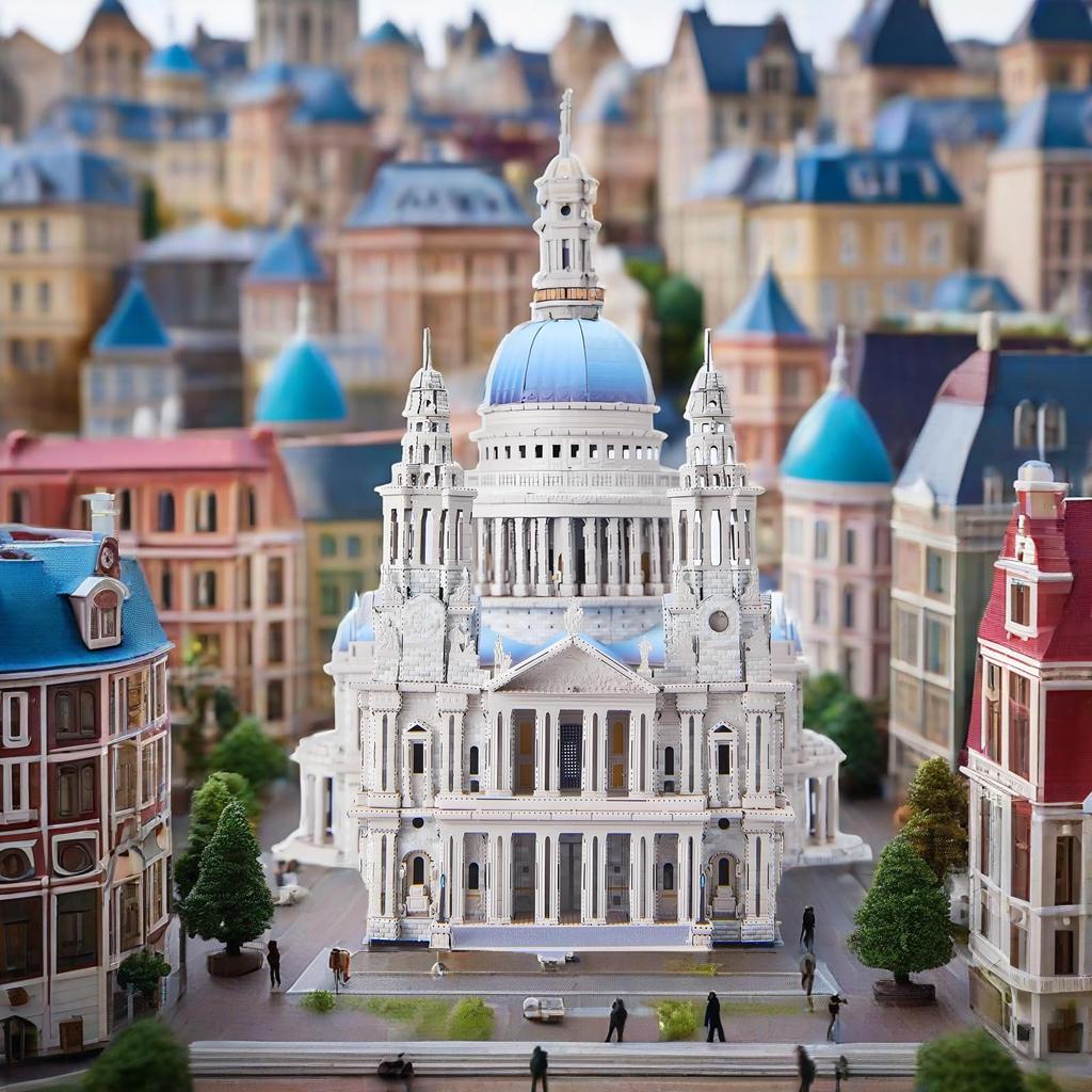 Piececool 3D Знаменитая 3D сборка без клея Коллекция среднего уровня Пазл, Металл, Ст. Собор Святого Павла, Архитектура, Пазл, Требуется, Требуется, 4 звезды