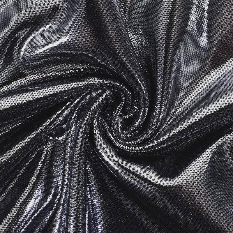 Осеннее платье-трапеция с металлическим отливом и сексуальными подтяжками 2024 года — европейский и американский стиль