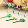 8Pcs/12Pcs Fruit Picks Food Grade BPA Free Non-Slip Smooth Edge Adorable Appearance Decorative Plastic Kids