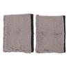 2pcs Chair Armrest Pad Sheepskin Fleece Armrest Cushion Comfortable Chair Armrest Pad for Transport 