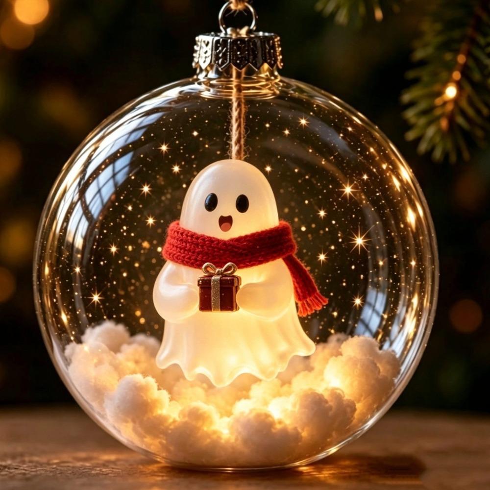 Shatterproof Light-Up Hanging Ball Ornaments LED Christmas Tree Globe Decor Outdoor Decor