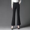Women's High Waist Stretch Bootcut Pants - Slimming Elastic Waist Casual Wear for Moms