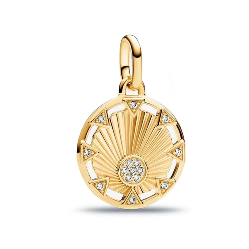 Новый медный пентакль солнце клевер аксессуары серии Me мини-подвеска подходит для оригинальных браслетов и ожерелий с шармами Me