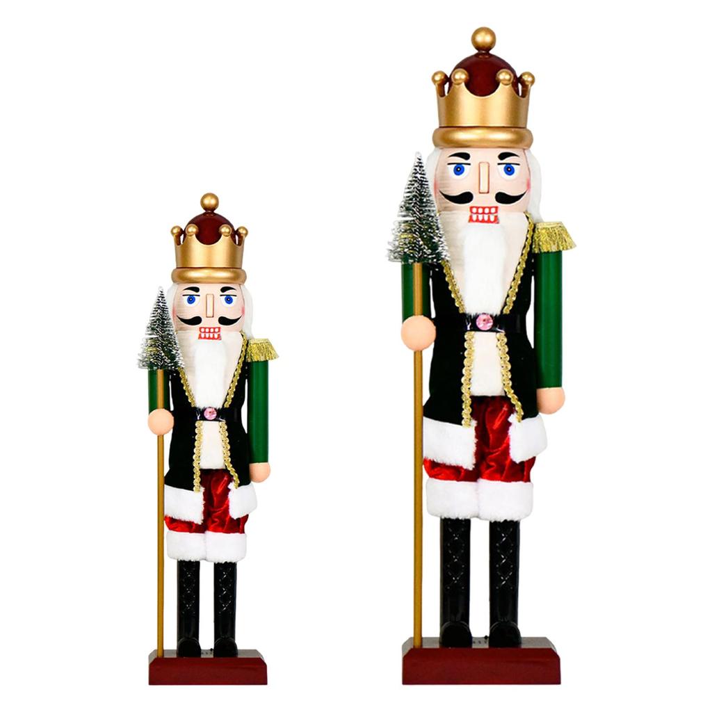Christmas Nutcracker Decor, with Light Music, Decorative, Gift, Collectible, Christmas Decor, Nutcracker Figures for Tables