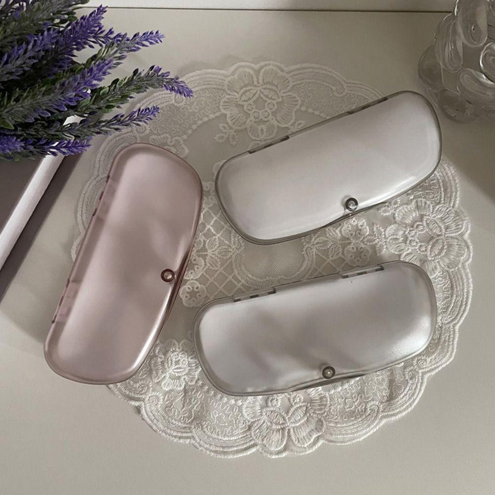 Transparent Anti Pressure Portable Protective Box Spectacle Case Glasses Case Storage Box
