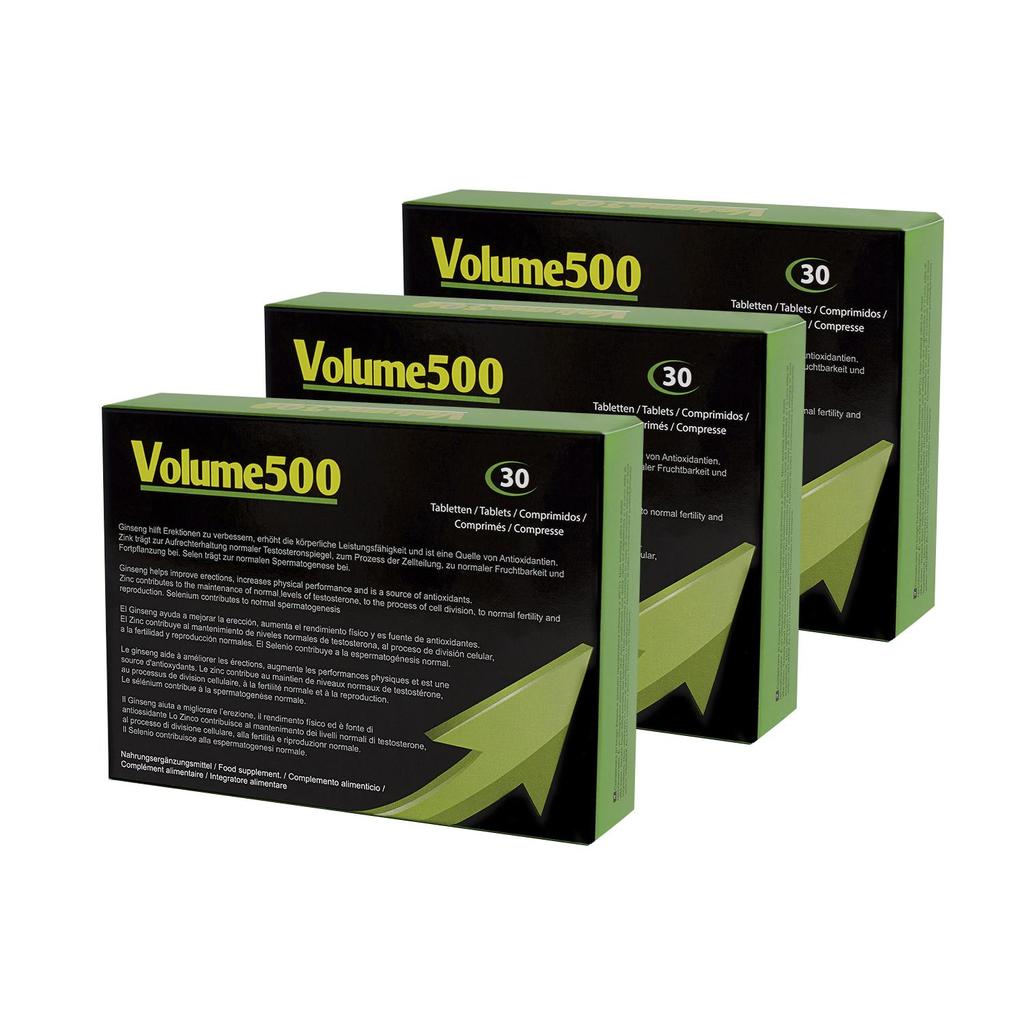 Volume500, таблетки для улучшения качества и количества спермы