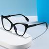 Женские очки кошачий глаз, оптические очки, блокирующие синий свет, очки по рецепту в стиле ретро, контрастные очки с плоским светом