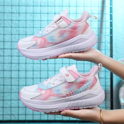 Кроссовки с колесиками для девочек, роликовые коньки, двойные колеса, студенческие, детские, для катания, кроссовки с колесиками для девочек