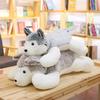 . 1pc 60cm Cute Husky Dog Plush Toy Stuffed Kids Doll Kawaii Animal Gift Soft Sofa Pillow Creative B