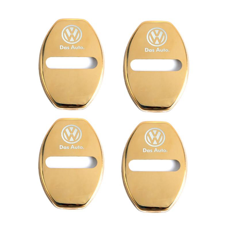 For VOLKSWAGEN VW Car Door Lock Protective Cover For Volkswagen GOLF 5 Tiguan Polo Golf 6 Golf 7 Jetta  Accossories Car Styling
