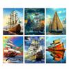 5D DIY Diamond Painting Cross Stitch Ship Full Round Square Diamond Embroidery Landscape Picture Of Rhinestones Needlework