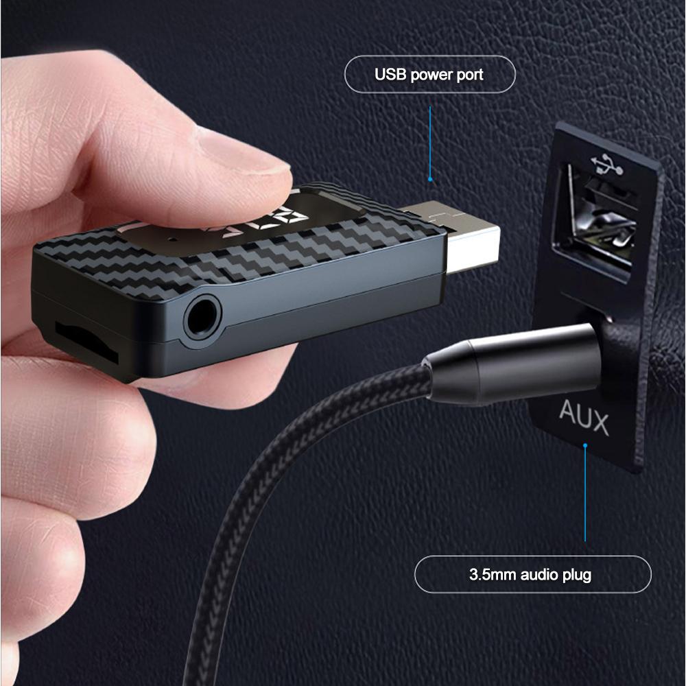 5.3 Мини 3 в 1 USB Автомобильный Bluetooth передатчик приемник со светодиодным дисплеем Handsfree Call Car Kit Авто Беспроводное аудио для FM-радио