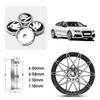 60-мм колпачки ступицы колеса автомобиля с логотипом, подходят для Skoda Rapid Kodiaq Fabia Karoq Laura Superb VRS Yeti Octavia Scala, Аксессуары для шин