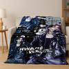 3D Hyunjin Solo KPOP Singer Flannel Blanket,Warm and Cozy Soft Throw Blanket for Home Bedroom Bed Sofa Picnic Office Cover Gift