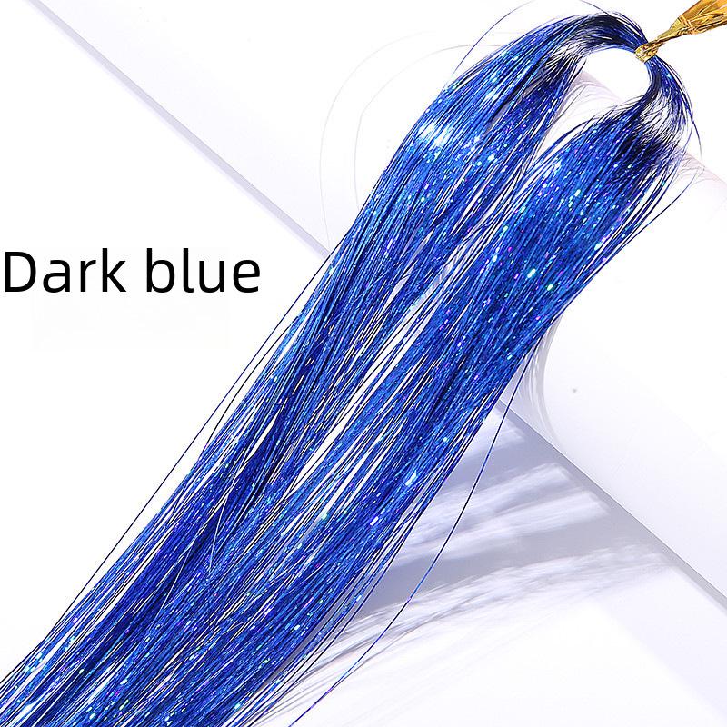Цветные лазерные накладные пряди для волос