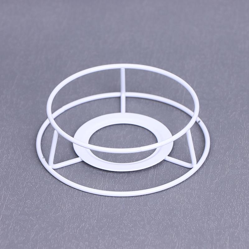 Лампа абажур проволочный каркас защитное кольцо своими руками держатель для лампы подвесной барабан металлический столик винтажный чехол круглый потолочный утюг