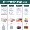 Vacuum Storage Bags, Space Saver Bags Compressed Storage Bags for Clothing, Comfort Items and Blankets Organizer