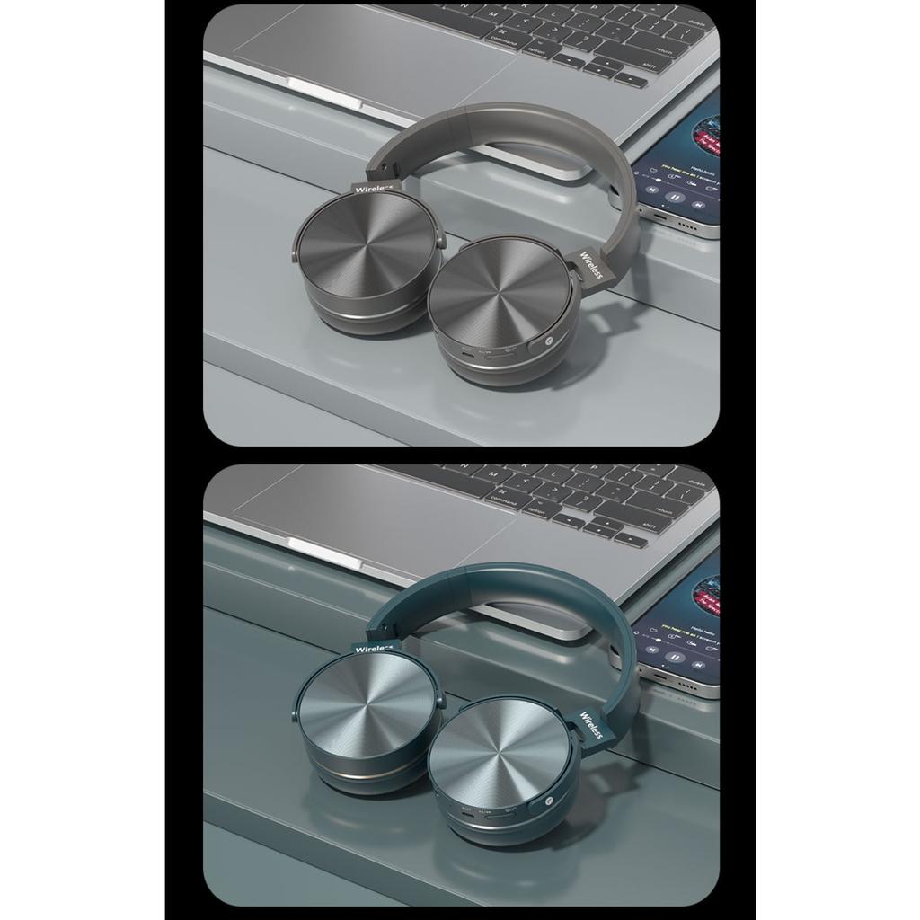 Беспроводные полноразмерные наушники, Беспроводная гарнитура с креплением на голове, Складные спортивные наушники, Сверхдолгий срок службы батареи, Сверхлегкие, безболезненные