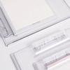 Durable Memo Clipboard Transparent Paper Organizer INS File Folder  Stationary