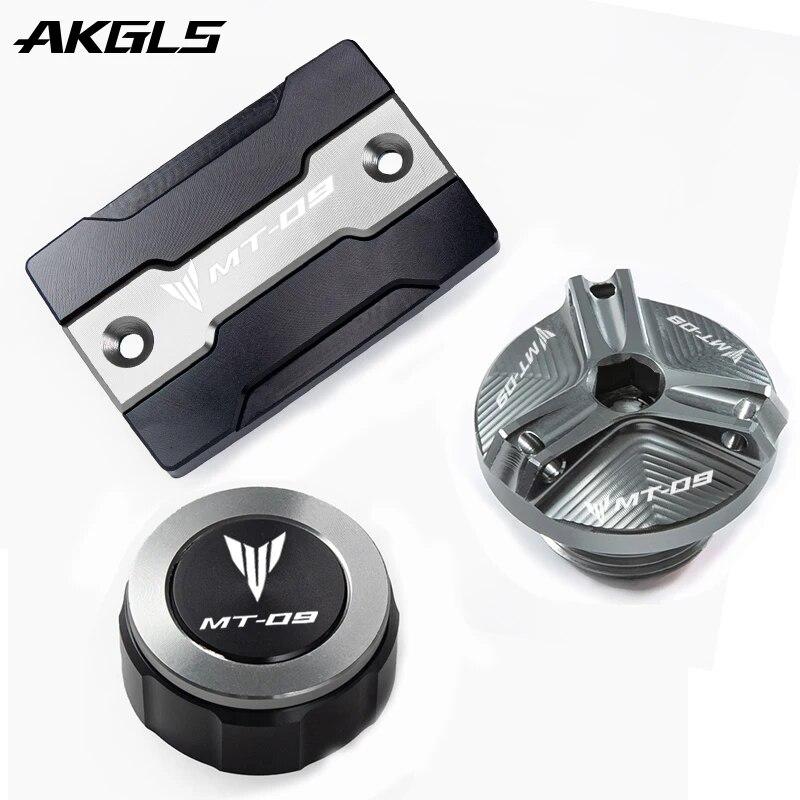Крышка переднего и заднего тормозного бака мотоцикла Yamaha MT09 mt 09 MT09 SP 2014-2022 и крышка заливной горловины моторного масла