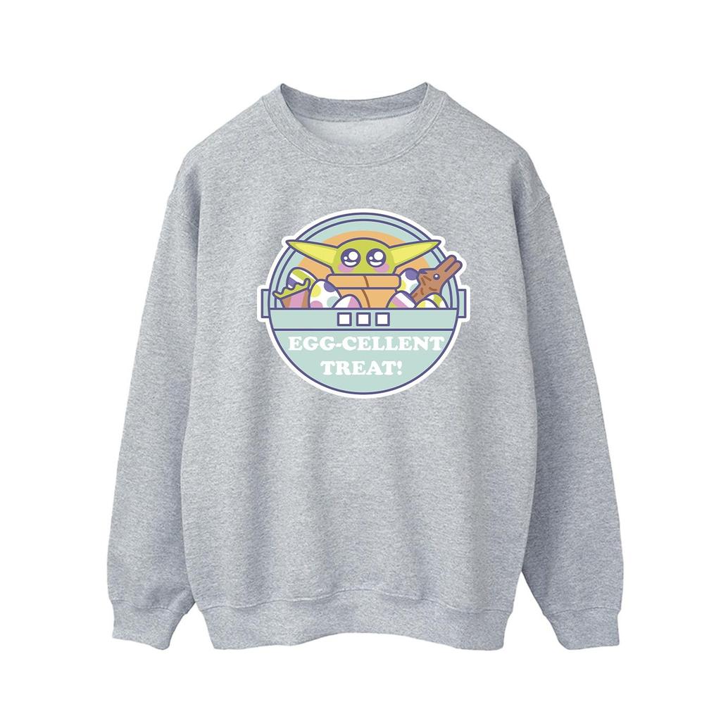 Star Wars Mens The Mandalorian Eggcellent Easter Sweatshirt