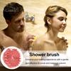 2шт силиконовая щетка для ванны с мягкой щетиной, массажная очищающая щетка для тела, противоскользящая ручка, щетка для тела