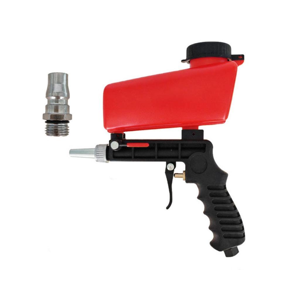 Small Pneumatic Sand Blasting Machine Handheld Air Sand Blaster Gravity Blasting Tool Hand Tool