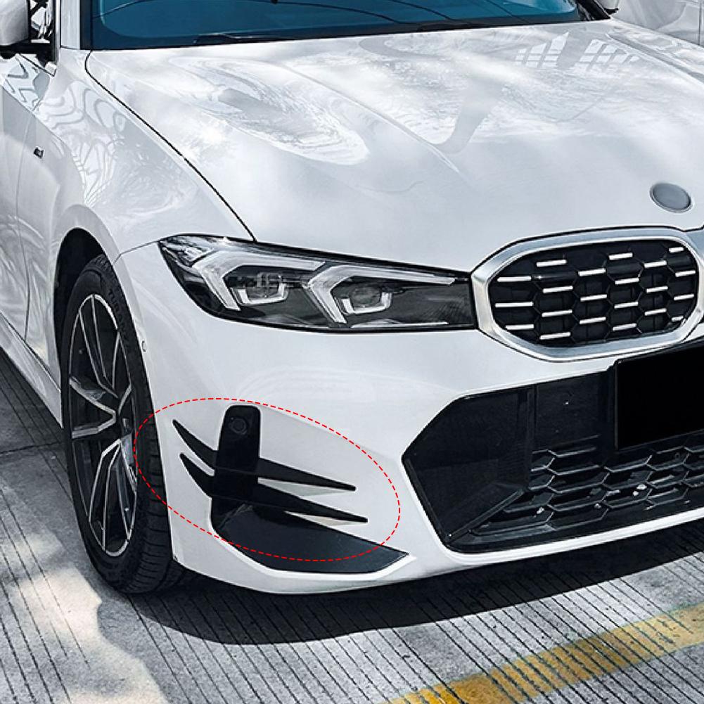 4 шт./компл. передний бампер автомобиля противотуманные фары боковые ребра губные сплиттеры воздухозаборники Fitmet для BMW 3 серии G20/G21 LCI 2023+ M Sport