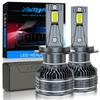XSTORM Автомобильная фара H1 H4 H7 LED H8 H11 9005 HB3 9006 HB4 9012 Hir2 Светодиодная лампа Canbus Свет Автомобильный комплект H7 Турбо Автомобильная противотуманная фара