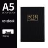 2025 A5 Утолщенный английский ежедневник-планировщик, календарь