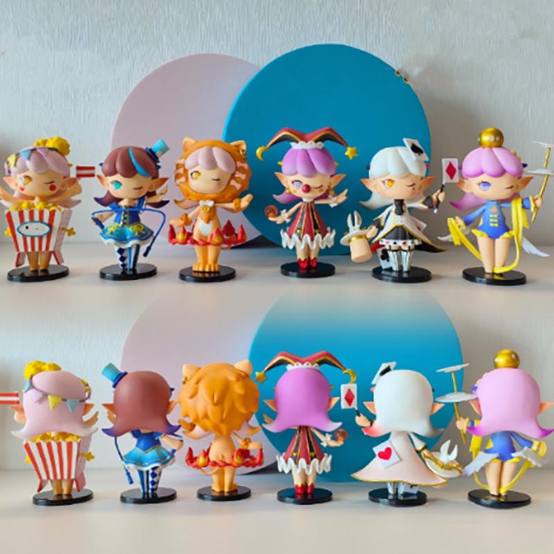 Exquisite Pvc Figure For Display Small Monster Amusement Park Circus Magician Model
