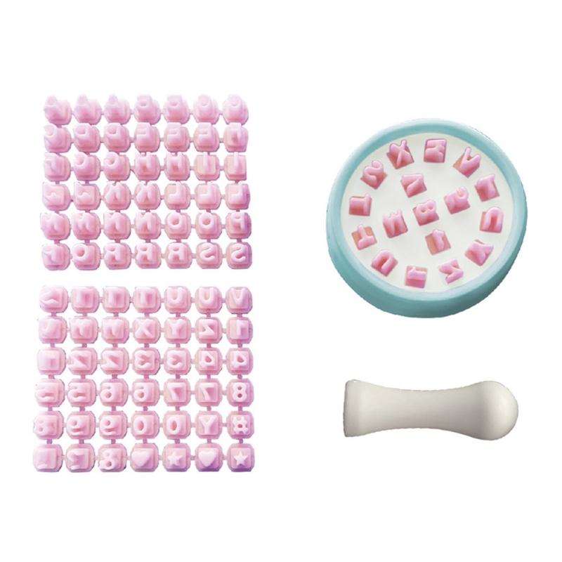 Alphabets Number Letter Fondant Cake Biscuits Mold Cookie Stamps Letter Cutter Cake Biscuits Mold DIY Embossed Cutters