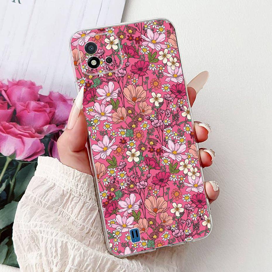 Cute Cartoon Case For Realme C11 (2021) Soft Silicone TPU Back Cover For Realme C11 2021 RMX3231 Phone Cases
