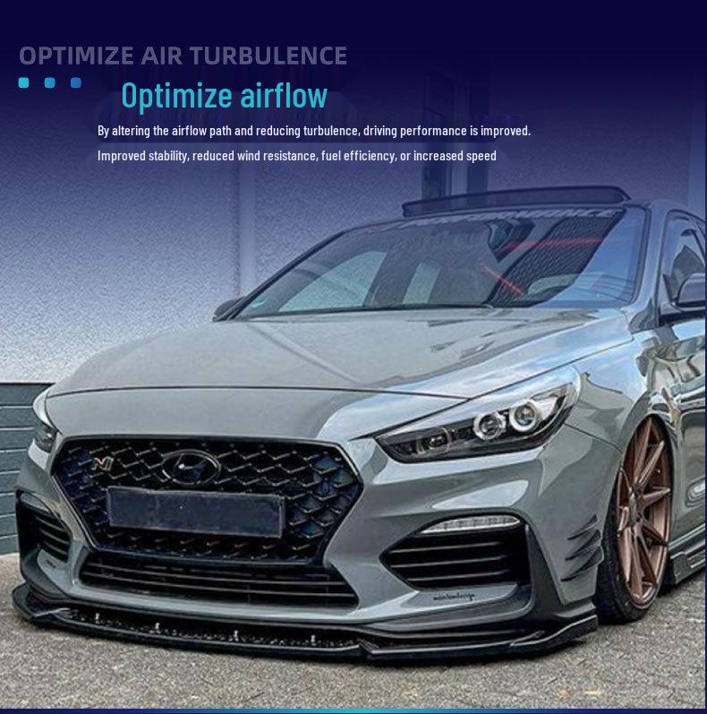Modern Front Bumper Splitter Lip: Cross-Border Modified Parts